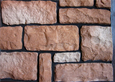 La pietra leggera del Faux riveste la parete di pannelli interna, pietra dell'impiallacciatura del Faux per la villa/hotel Corridoio